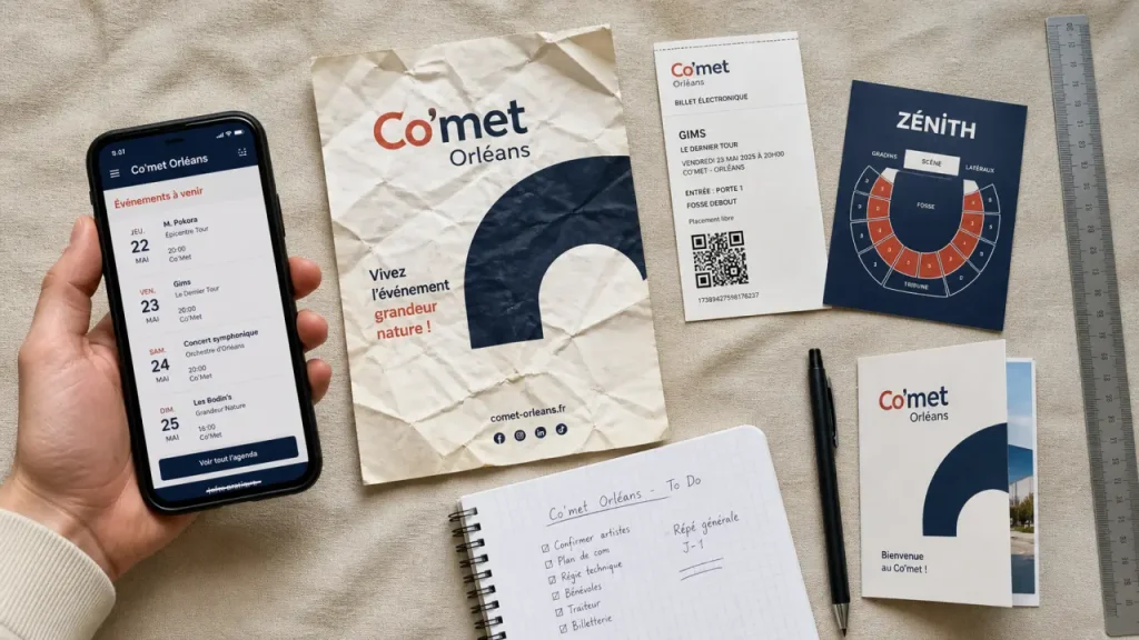 Co’met Orléans programme : afficher les dates et réserver