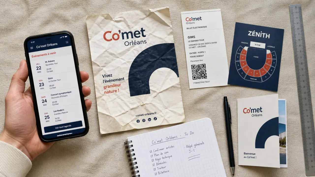 Co’met Orléans programme : afficher les dates et réserver