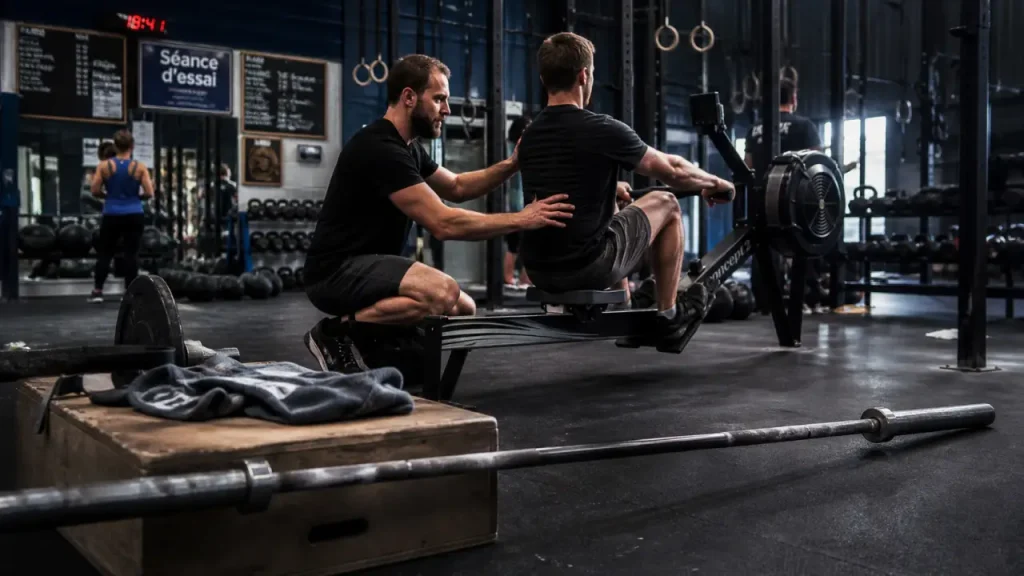 CrossFit Orléans : séance d’essai en box avec coach et rameur