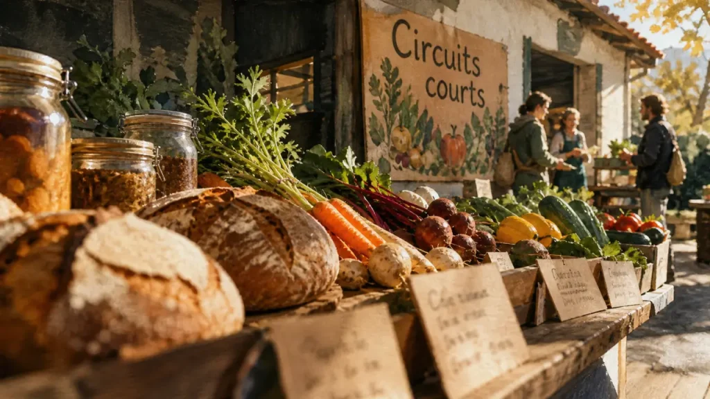 Économie locale : marché fermier en circuits courts, AMAP et coopératives