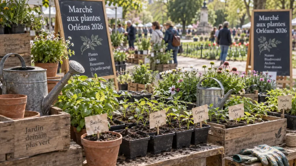 Marché aux plantes à Orléans en 2026 : six rendez-vous, dont trois gratuits