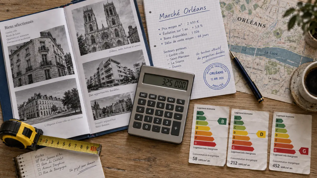 Marché immobilier Orléans : prix et loyers par quartier