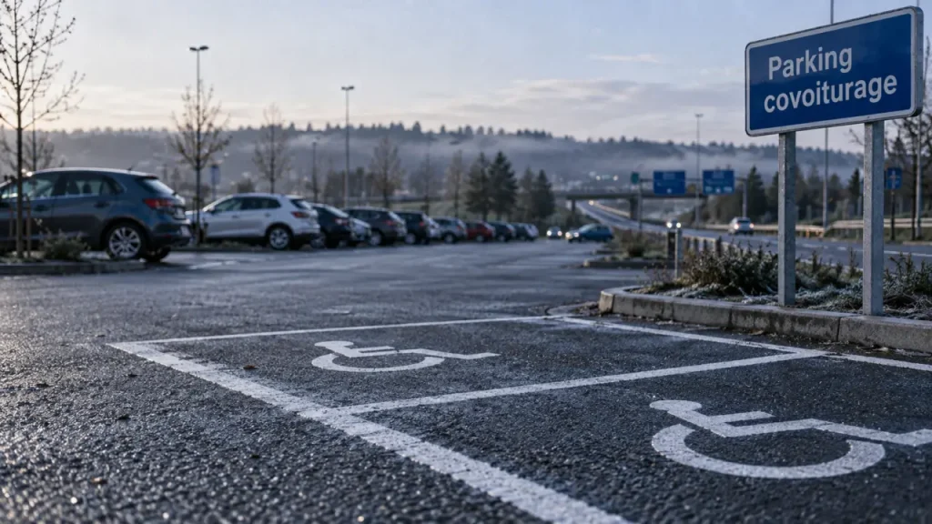 Parking de covoiturage Vinci autoroutes à La Chapelle-Saint-Mesmin