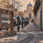 Parking de l oratoire : horodateur et accès