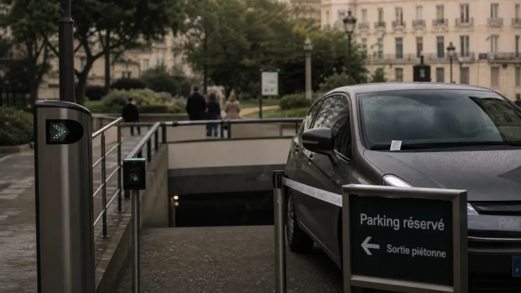 Entrée parking jardin des plantes, 24h/24, à 50 m