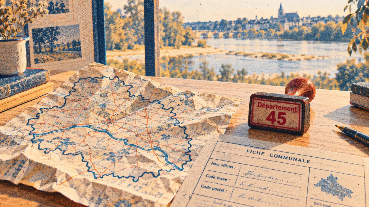 Ville du Loiret : code postal et canton