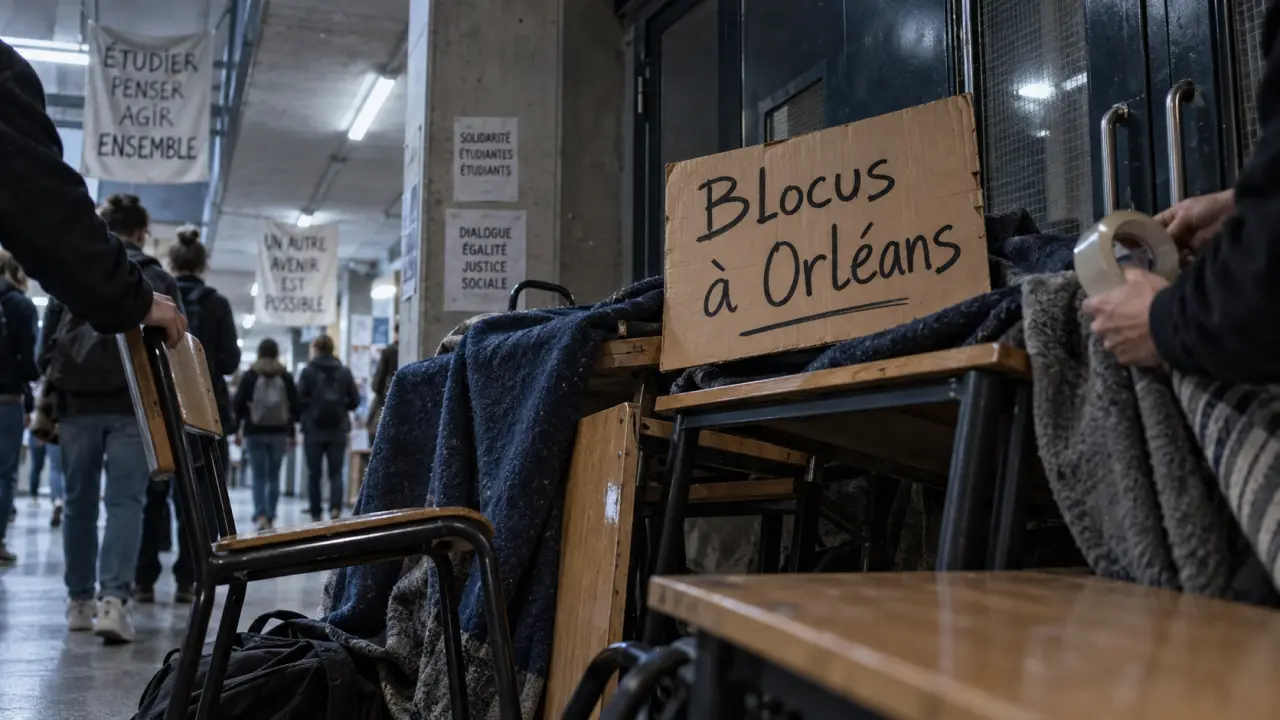 Environ 150 étudiants débutent un blocus à l’université d’Orléans