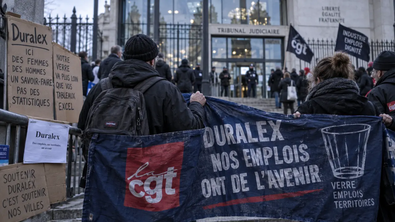 Duralex : la CGT appelle à un rassemblement devant le tribunal d’Orléans