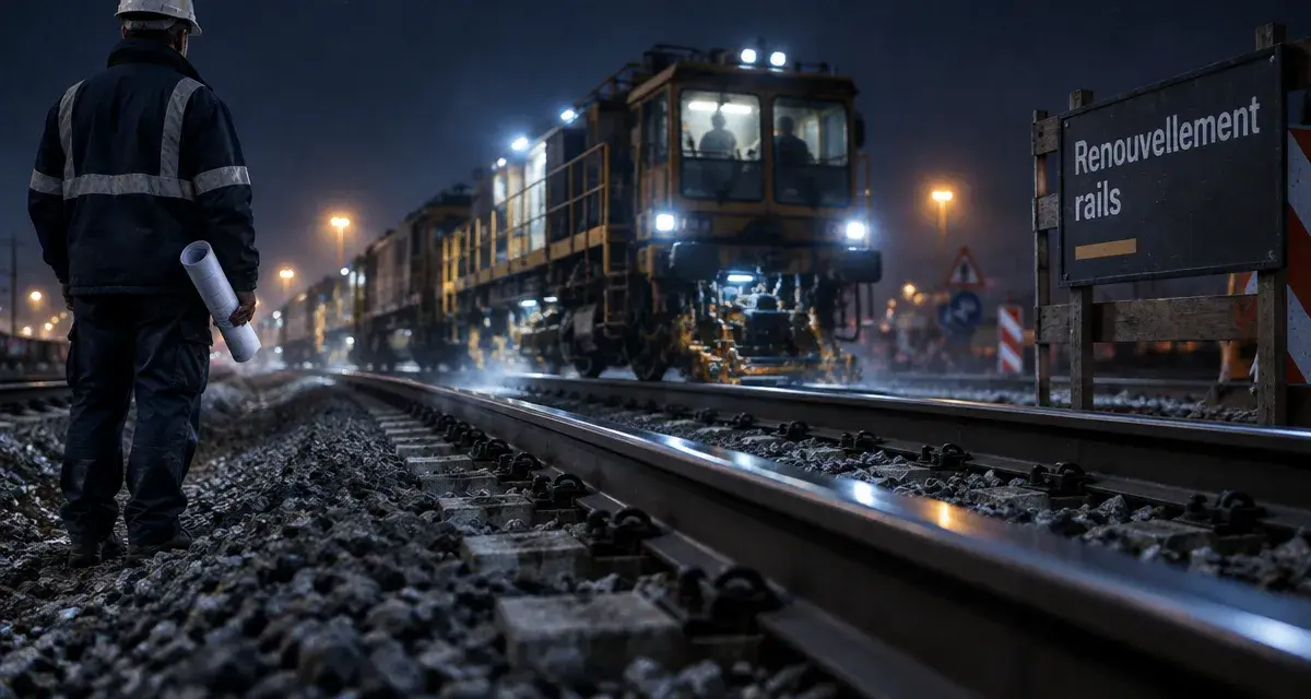 Fin des travaux de renouvellement des rails entre Orléans et Vierzon