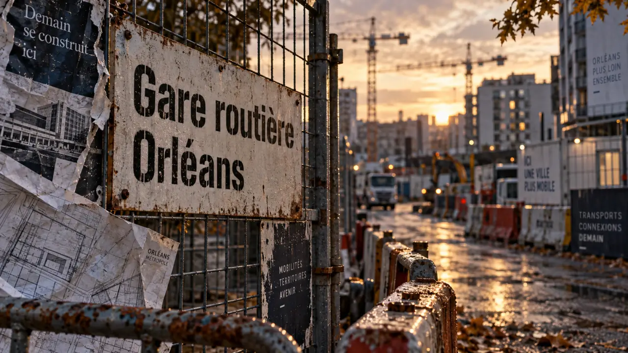 Gare routière d’Orléans : les riverains face à un chantier jusqu’en 2027