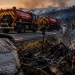 Incendie à Saint-Martin-d’Abbat : 10 hectares de végétation touchés