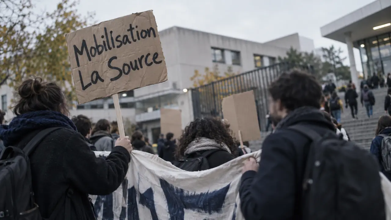Orléans : mobilisation étudiante sur le campus de La Source