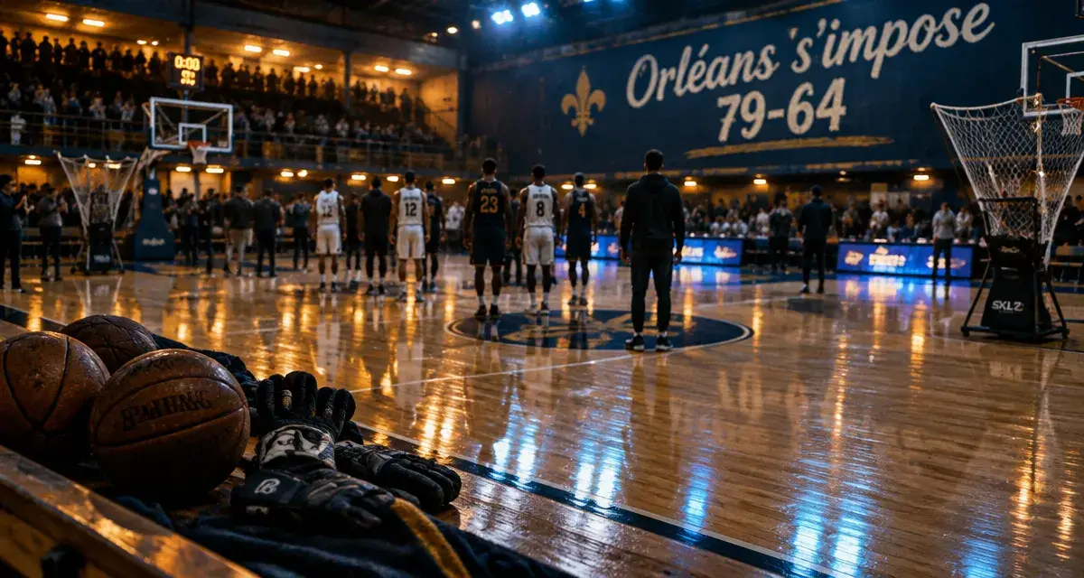 Orléans s’impose 79-64 à Hyères après un dernier quart-temps décisif