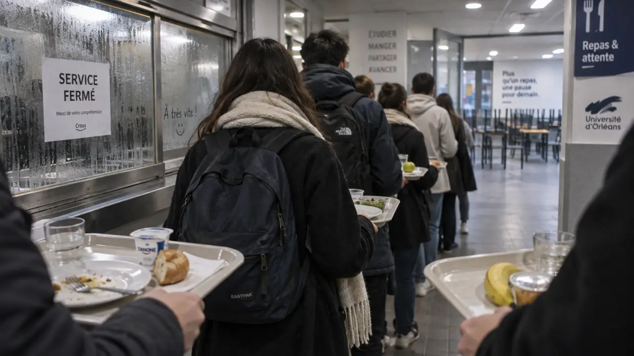 À Orléans, les files d’attente compliquent les repas des étudiants