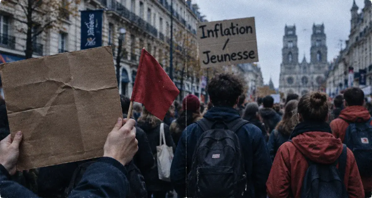 À Orléans, près de 4.000 manifestants contre l’inflation et pour la jeunesse