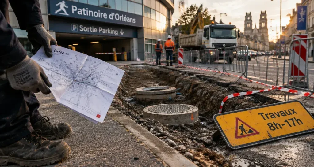 Orléans : la sortie du parking de la patinoire refaite dès le 2 novembre