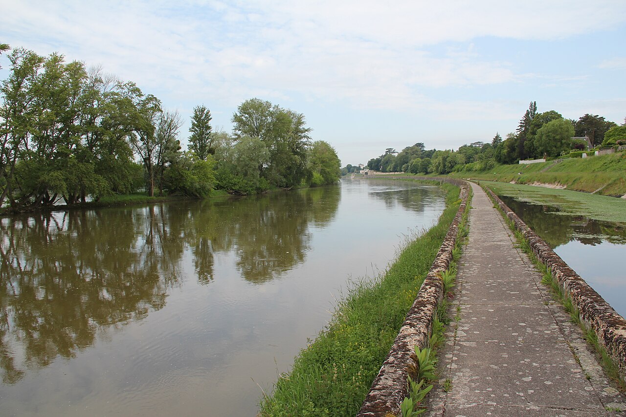 La Loire à Saint-Jean-de-Braye, vue de la commune.